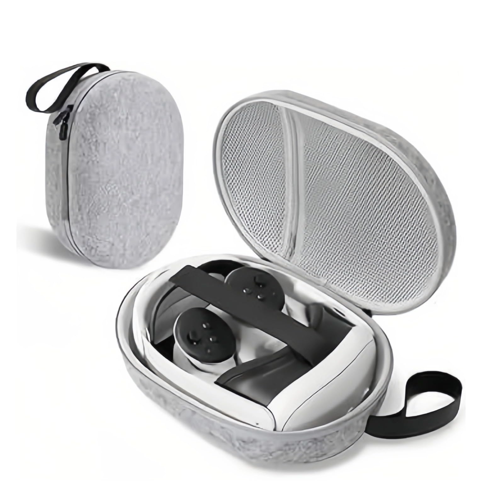 Cuifati Hard EVA VR Headset Carrying Case - Large Capacity Protective Storage for Oculus Quest 3 VR, Enhanced Protection, Multi-functional Design, Secure Travel Storage - Perfect for Travel, Gaming Events & Home Organization
