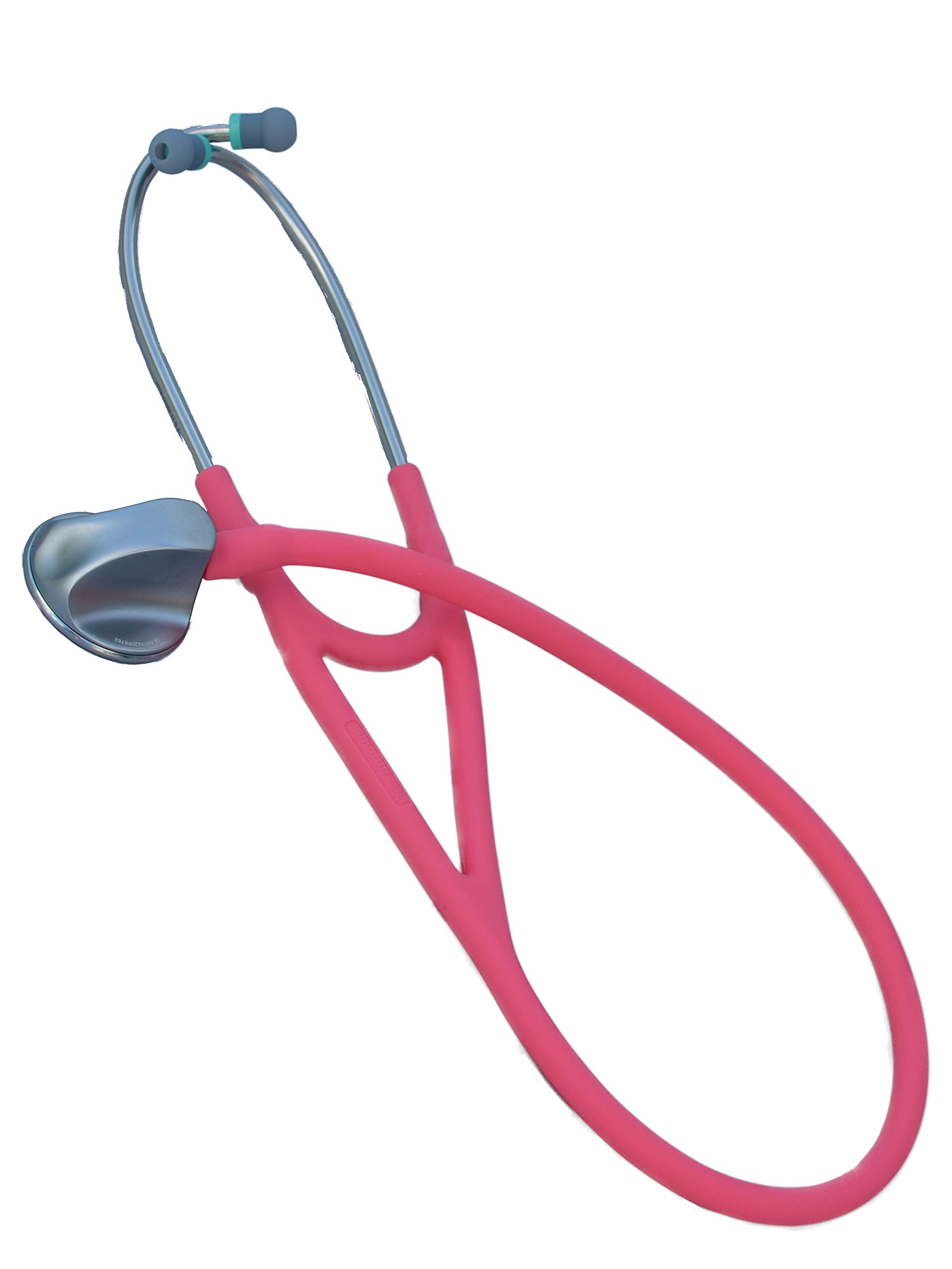 Premium Single Head Cardiology Stethoscope - Professional Diagnostic Tool for Doctors & Nurses - Includes Accessories in Pink (K971) - Ideal for Medical Exams, Emergency Care & Clinical Use