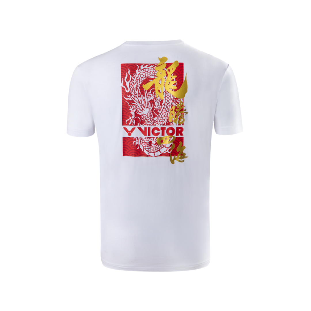 Victor T 401CNY Unisex T-Shirt - Comfortable Cotton Casual Tee for Men & Women - Perfect for Everyday Wear, Gym, and Outings