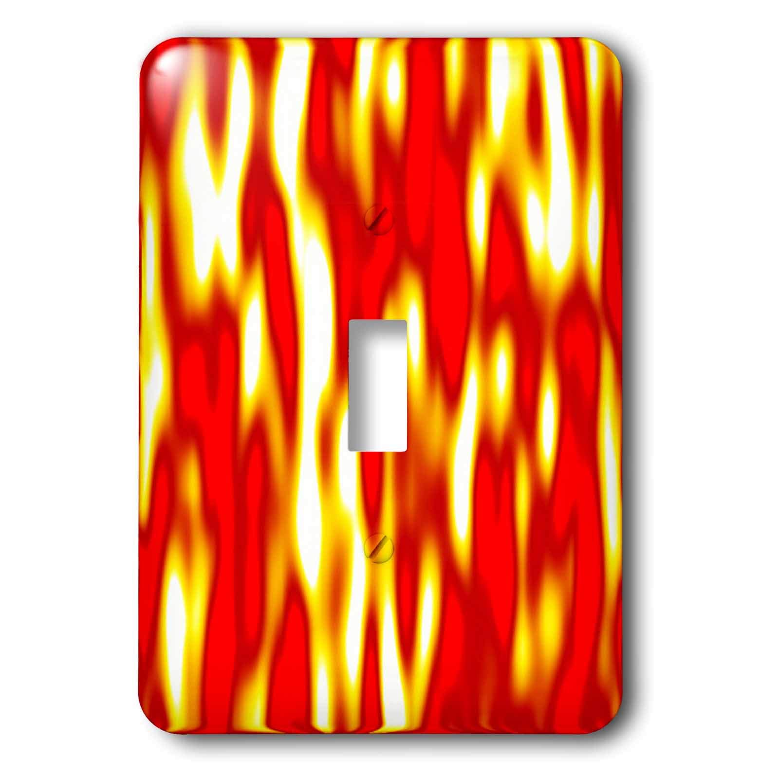 3D Rose LSP 999 1 Flames Fire Single Toggle Switch - Perfect for Automotive, Motorcycle, and DIY Electrical Projects