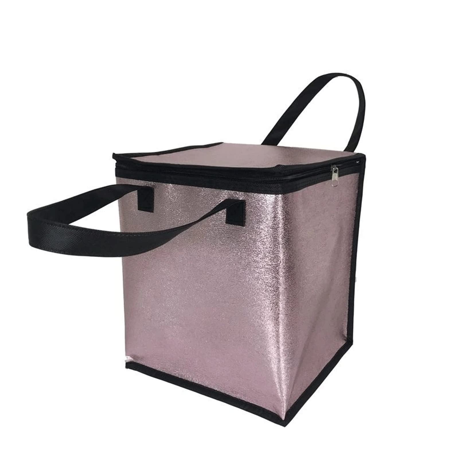 Premium Insulated Lunch Box Cooler Bag - Thick & Large Thermal Food Container for Delivery, Picnics, Work & Outdoor Activities - 10inch Portable Ice Pack Cooler Box (Color: A)