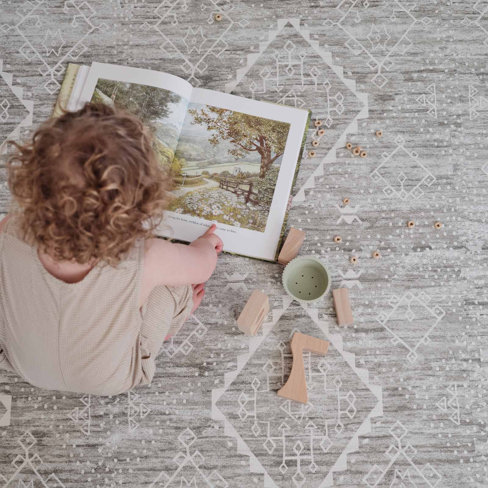 Little Nomad Play Mat | Ula - Non-Toxic Baby Play Mat for Crawling & Tummy Time | Soft & Safe Floor Mat for Nursery, Living Room & Daycare