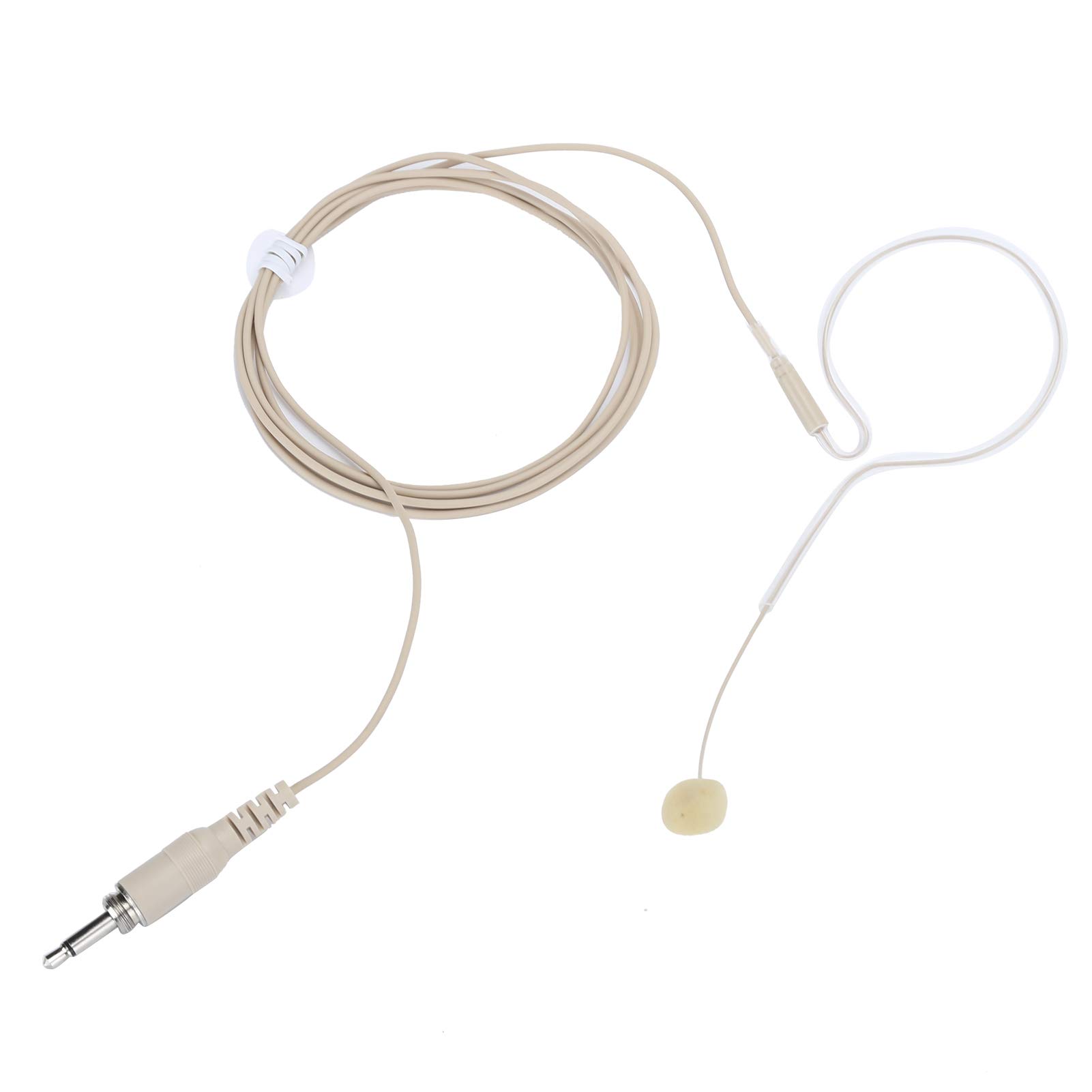 Dilwe Tunical Headset Microphone with 3.5MM Jack - Single Earhook Condenser Mic for Karaoke, Stage Performances, Church Services & Lectures | Perfect for Singers, Presenters & Public Speakers