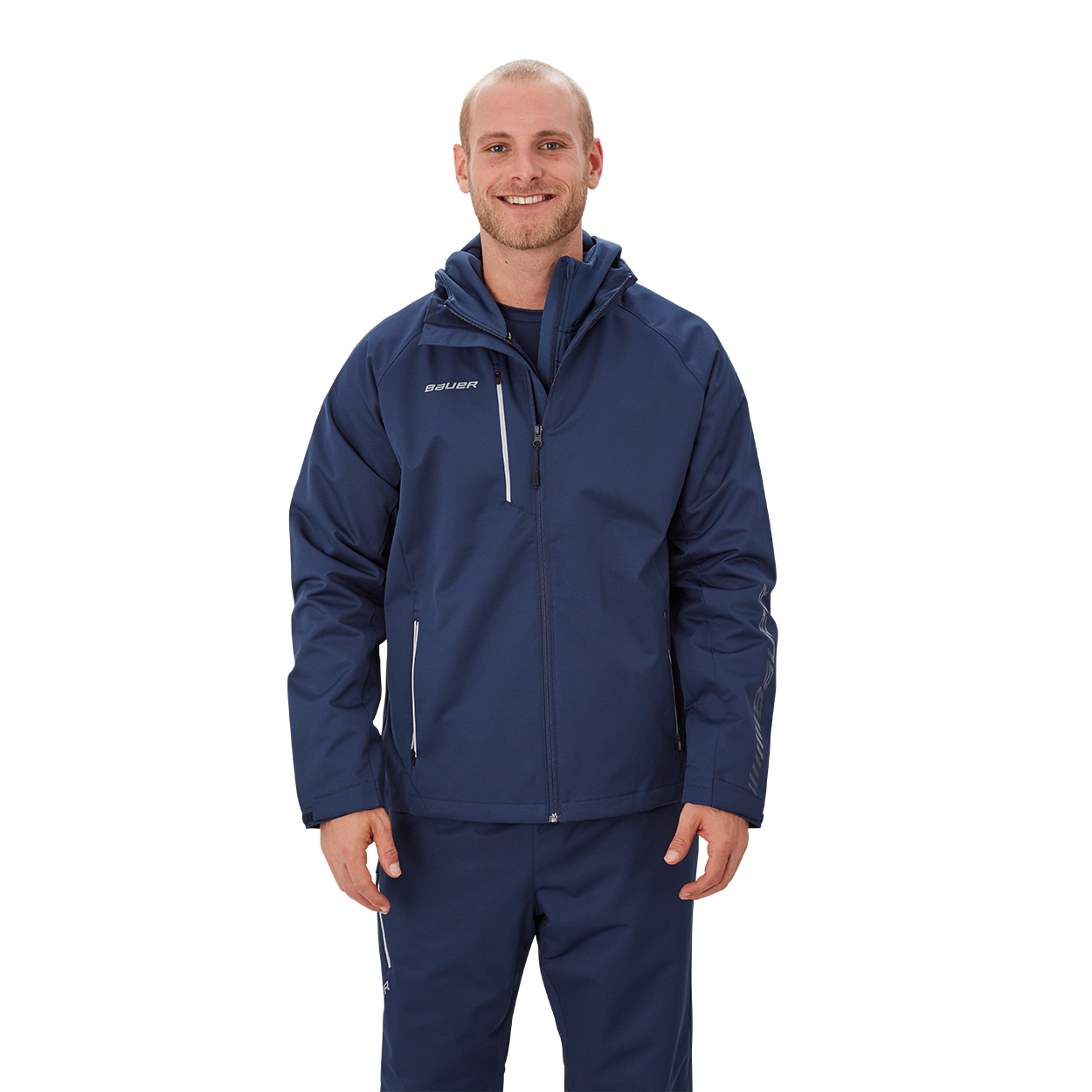 Bauer Hockey Lightweight Jacket for Men - Breathable & Durable Performance Hockey Jacket - Perfect for Ice Hockey Games, Training & Outdoor Sports