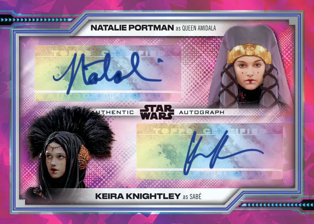 Topps Star Wars Chrome Sapphire Edition 2024 Hobby Box - Limited Edition Collectible Trading Cards for Fans & Investors - Perfect for Display, Trading, and Gifting
