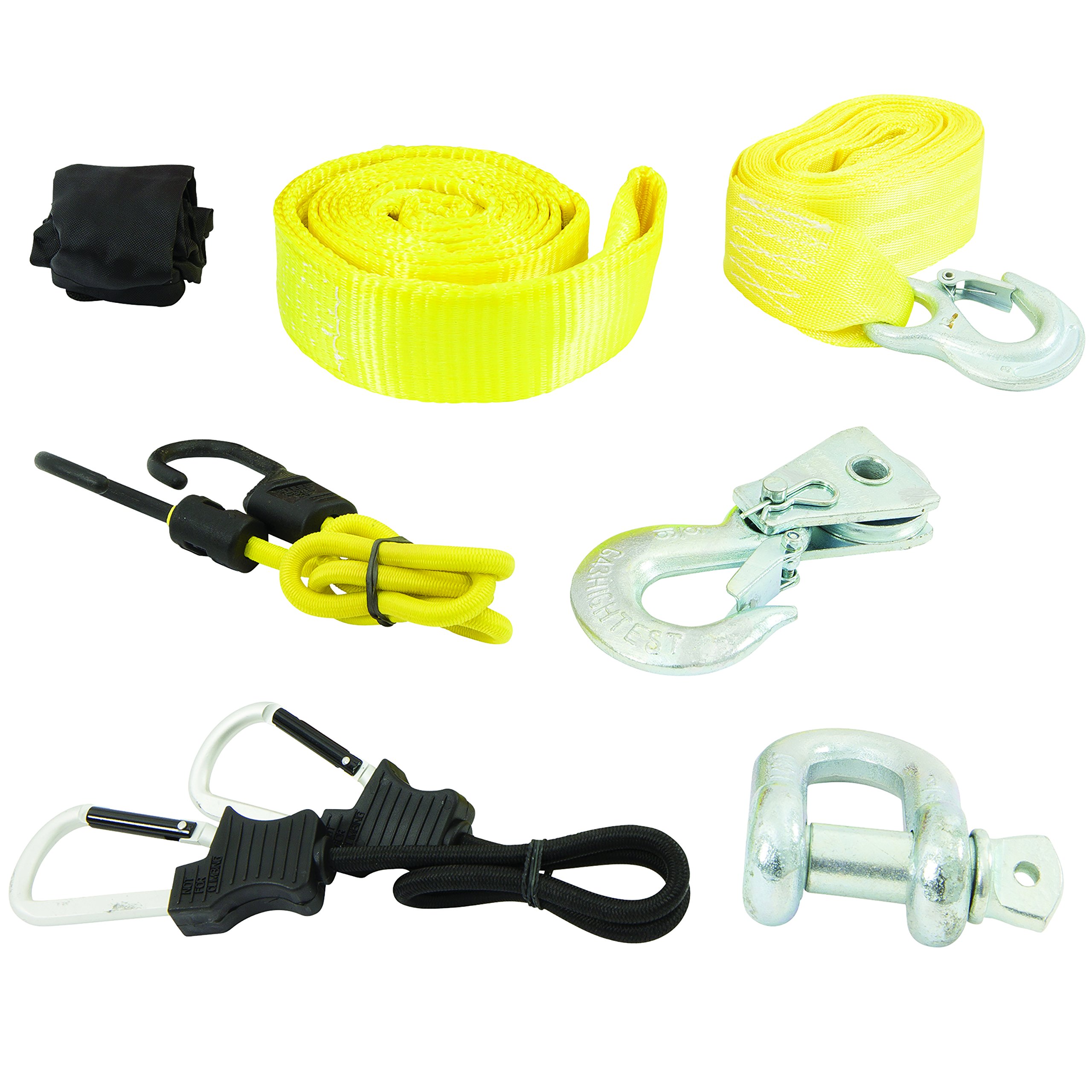 Keeper 02806 ATV Winch Accessory Kit with Durable Storage Case - Heavy Duty Off-Road Winch Parts for ATV, UTV & 4x4 Vehicles - Perfect for Trail Riding, Hunting & Farm Work