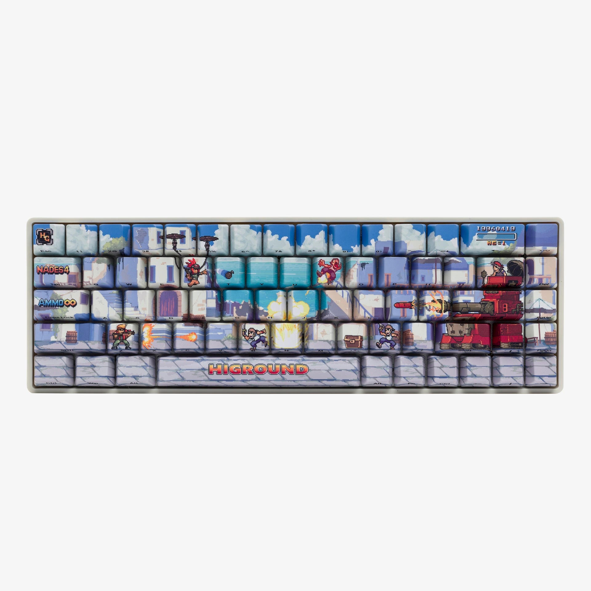 Higround 3 Basecamp 65% Mechanical Gaming Keyboard - RGB Backlit, Hot-Swappable Switches for PC & Mac - Perfect for FPS, MOBA & Battle Royale Gaming