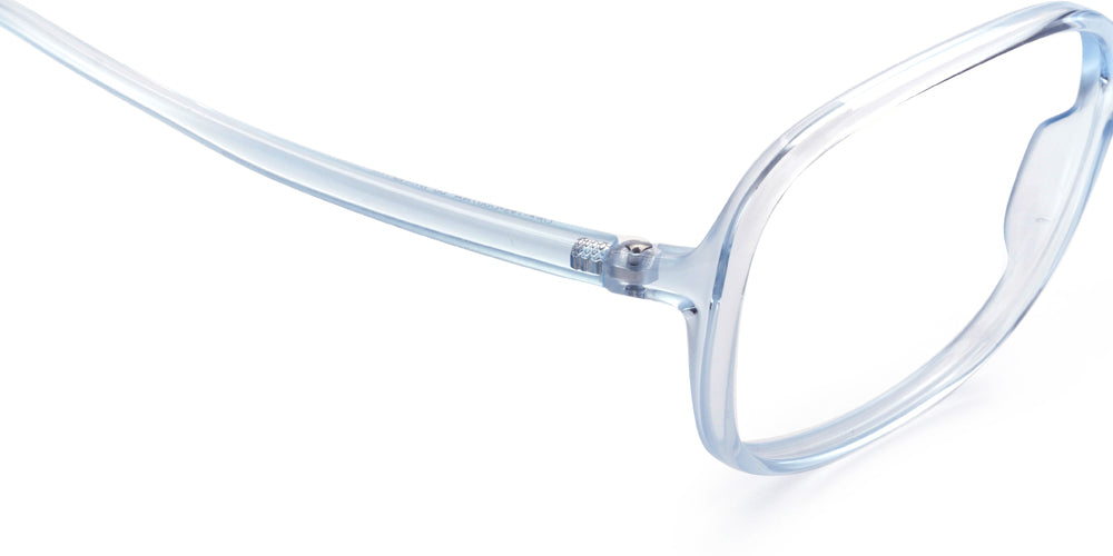 JINS Design Project x Ronan&Erwan Bouroullec SUGATA S U007 00 Eyeglasses - Lightweight Titanium Frame with Clear Lenses for Men & Women | Perfect for Office, Reading & Everyday Use