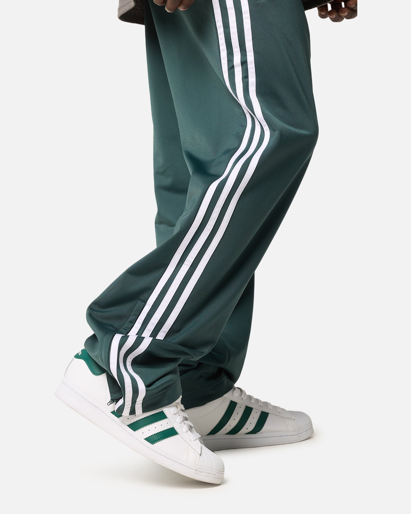 Adidas Firebird Trackpants for Men - Mineral Green Retro Joggers | Vintage-Inspired Athletic Pants for Running, Gym & Casual Wear