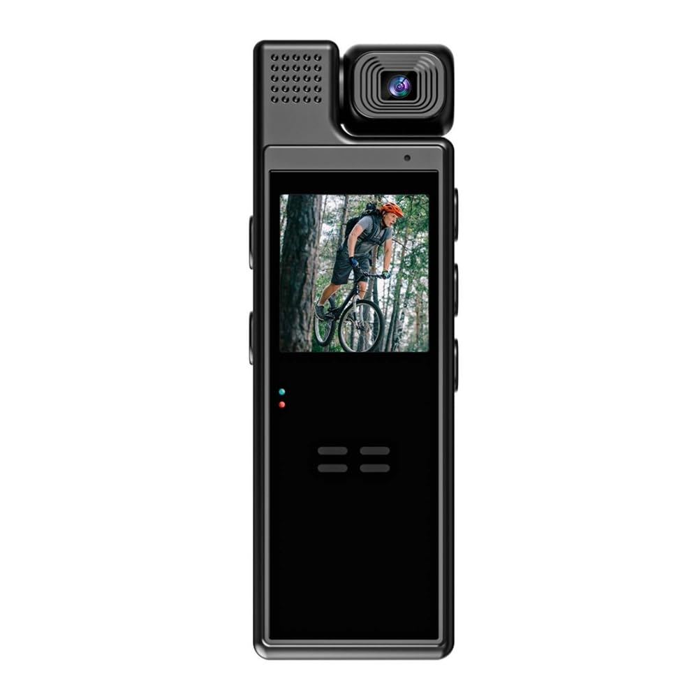 Hxhsgmeh Body Camera - Portable Wearable Mini HD 1080P Video Recorder with WiFi & Audio Recording - Ideal for Security, Law Enforcement, and Personal Safety (1 Pack)