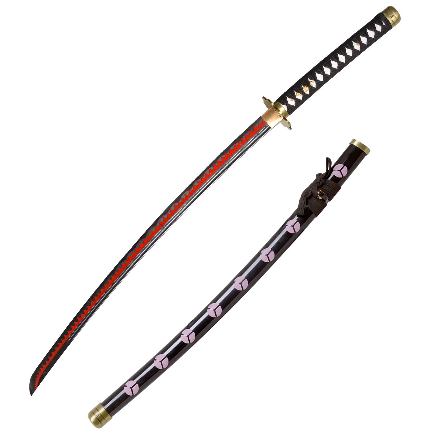 Handmade Japanese Katana Samurai Sword - 1045 Medium Carbon Steel Blade, Razor Sharp Anime Swords (Shusui/Wado Ichimonji/Kitetsu/Yubashiri) - Perfect for Cosplay, Martial Arts Training, Anime Collection and Home Decoration