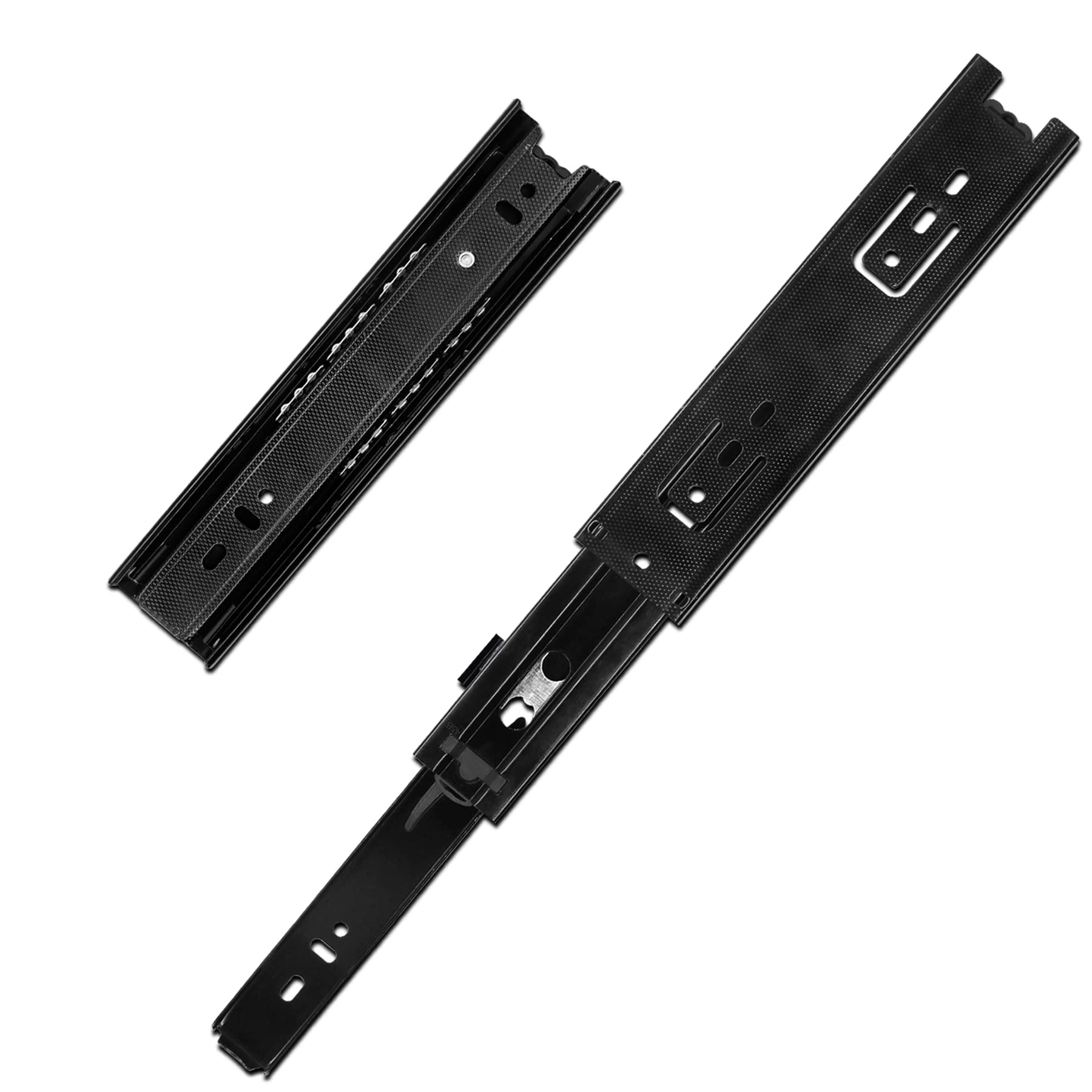 Heavy Duty Undermount Drawer Slides 2Pcs 8 Inch - Cabinet Drawer Slides for Dressers, Keyboard Trays, Tables, Shelves & Nightstands | Perfect for Home Office & Kitchen Organization