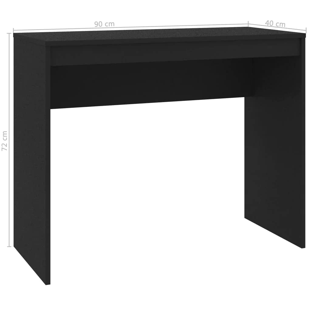 vidaXL Study Desk - Sturdy Chipboard Computer Workstation for Home Office, Writing & Work - Multiple Color Options - Perfect for Small Spaces & Remote Work