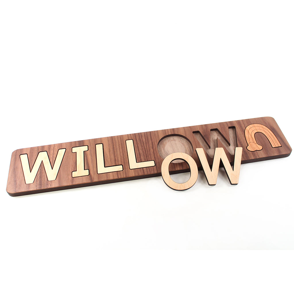 Personalized Wooden Name Puzzle for Kids - Educational Learning Toy for Toddlers | Perfect for Birthday Gifts, Nursery Decor & Early Childhood Development