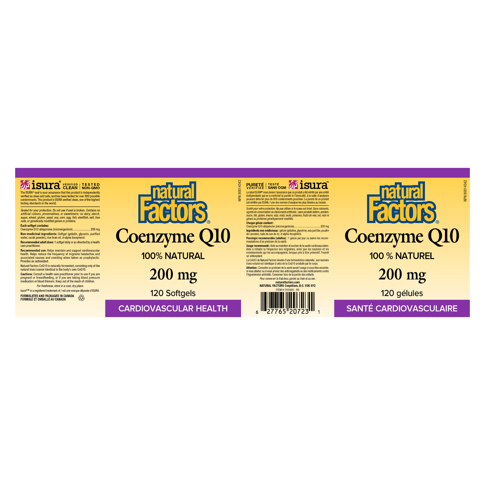 Premium Coenzyme Q10 200mg Softgels - High Absorption Ubiquinol Supplement for Heart Health, Energy & Antioxidant Support - Ideal for Adults & Seniors (60 Count)