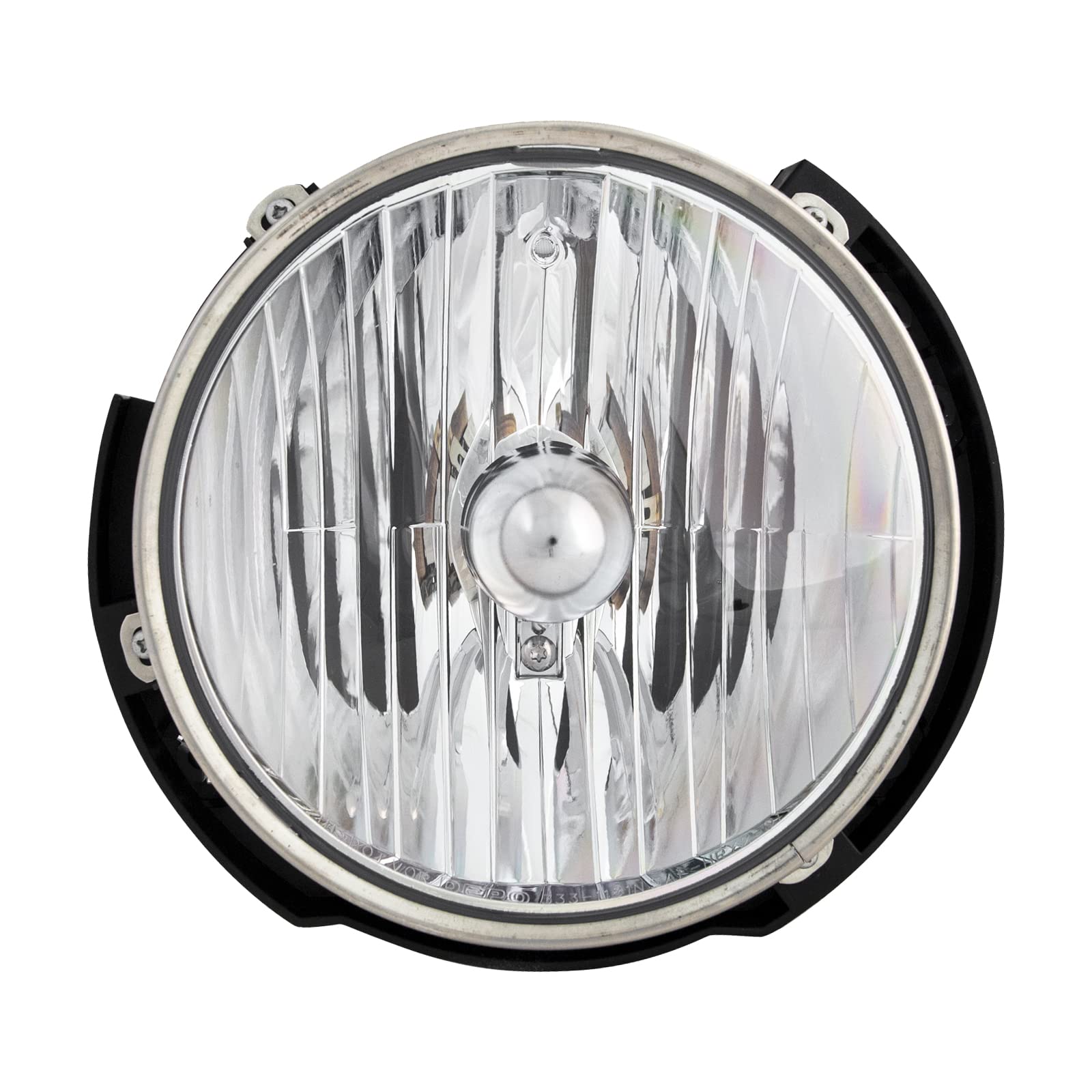 HEADLIGHTSDEPOT CAPA Certified Left Driver Side Headlight Compatible with Jeep Wrangler 2007-2018 - Replacement for Foggy or Damaged Headlights, Perfect for Night Driving & Off-Road Adventures