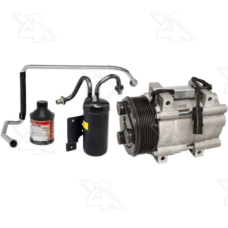Four Seasons 4343NK Complete Air Conditioning Kit with New Compressor - AC Replacement Kit for Cars, Trucks & SUVs - Perfect for Summer Cooling & Vehicle Maintenance