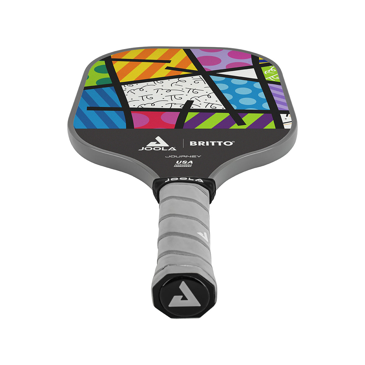 JOOLA BRITTO Pickleball Paddle - Premium Carbon Fiber Surface with Cushion Grip - USA Pickleball Approved - Perfect for Indoor & Outdoor Games, Tournaments & Recreational Play