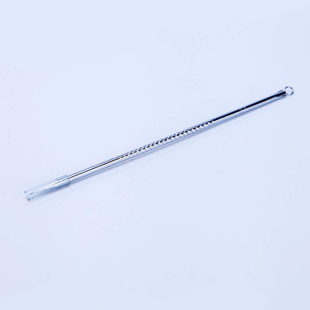 EXCLUZO Professional Pimple Extractor Tool - Stainless Steel Blemish & Comedone Extractor for Acne Treatment - Perfect for Home Skincare & Travel First Aid Kit
