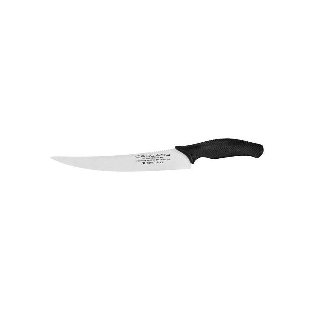 Dexter Cascade 9-Inch Professional Slicing Knife - Sharp Stainless Steel Blade for Meat, Poultry, and Bread - Perfect for Home Kitchens, BBQ, and Deli Use