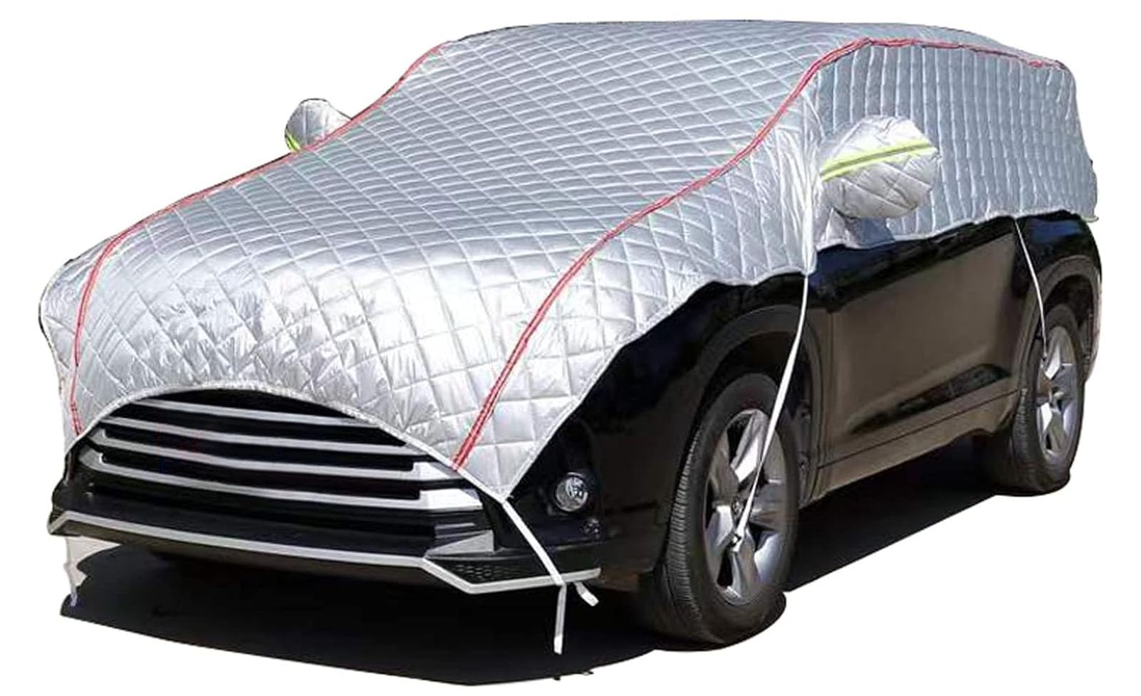 Waterproof Anti-Hail Car Cover for Cupra Formentor SUV - All Weather Windproof Half Top Cover for Outdoor Protection Against Ice, Snow & Hail - Perfect for Winter Storage & Extreme Weather Parking