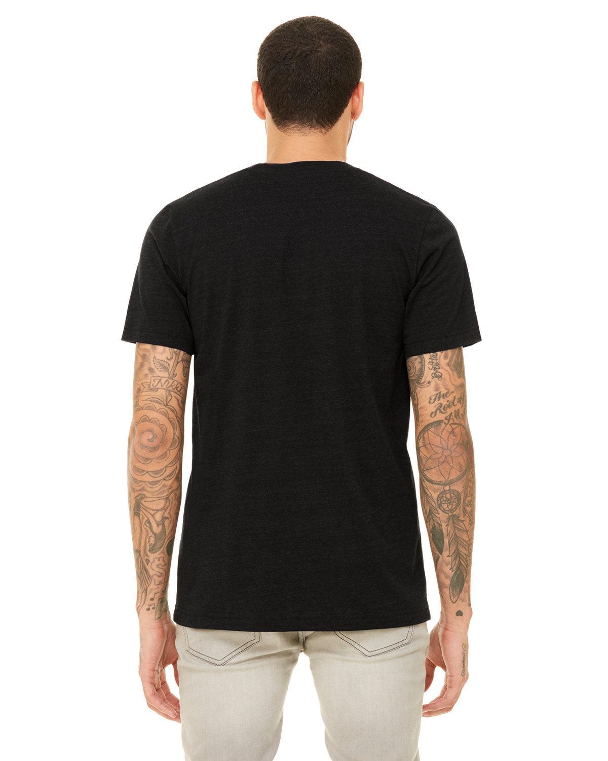 Bella + Canvas 3001CVC Unisex Heather CVC Crew Neck T-Shirt - Soft Cotton Blend Tee for Men & Women - Perfect for Casual Wear, Screen Printing & Everyday Comfort