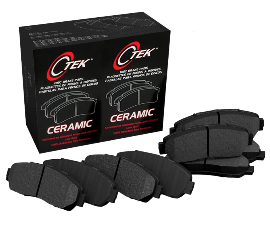 Premium Ceramic Brake Pads Set - Front & Rear Compatible with Kia Sorento 2003-2009 | Low Noise, High Performance | Ideal for City Driving & Highway Commuting