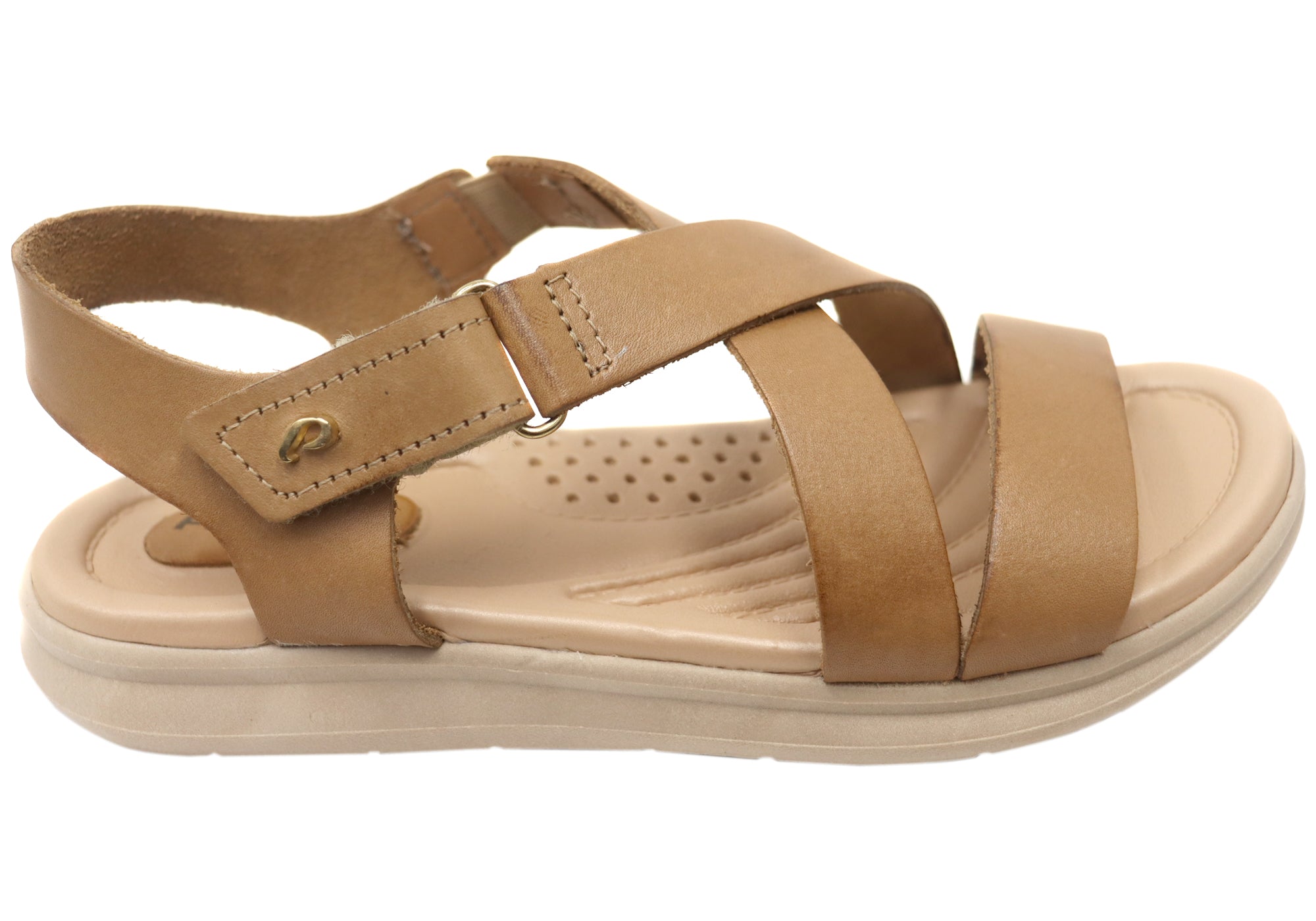 Pegada Mavada Women's Comfortable Leather Sandals - Handmade in Brazil - Perfect for Summer, Beach & Casual Outings