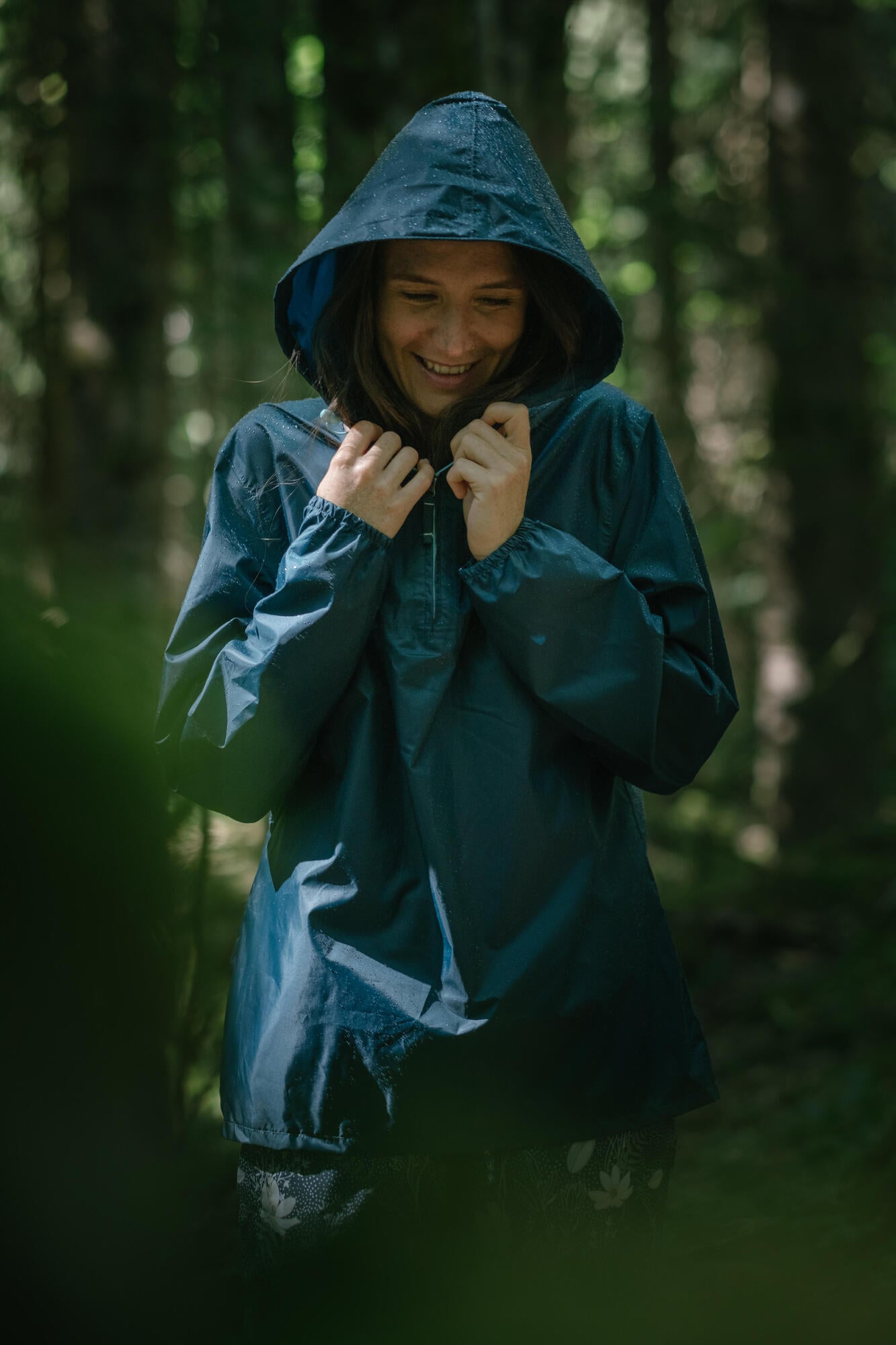 Quechua Women's Raincut 1 2 Windproof Waterproof Rain Jacket - Lightweight Hiking & Outdoor Waterproof Shell for Running, Camping, and Travel