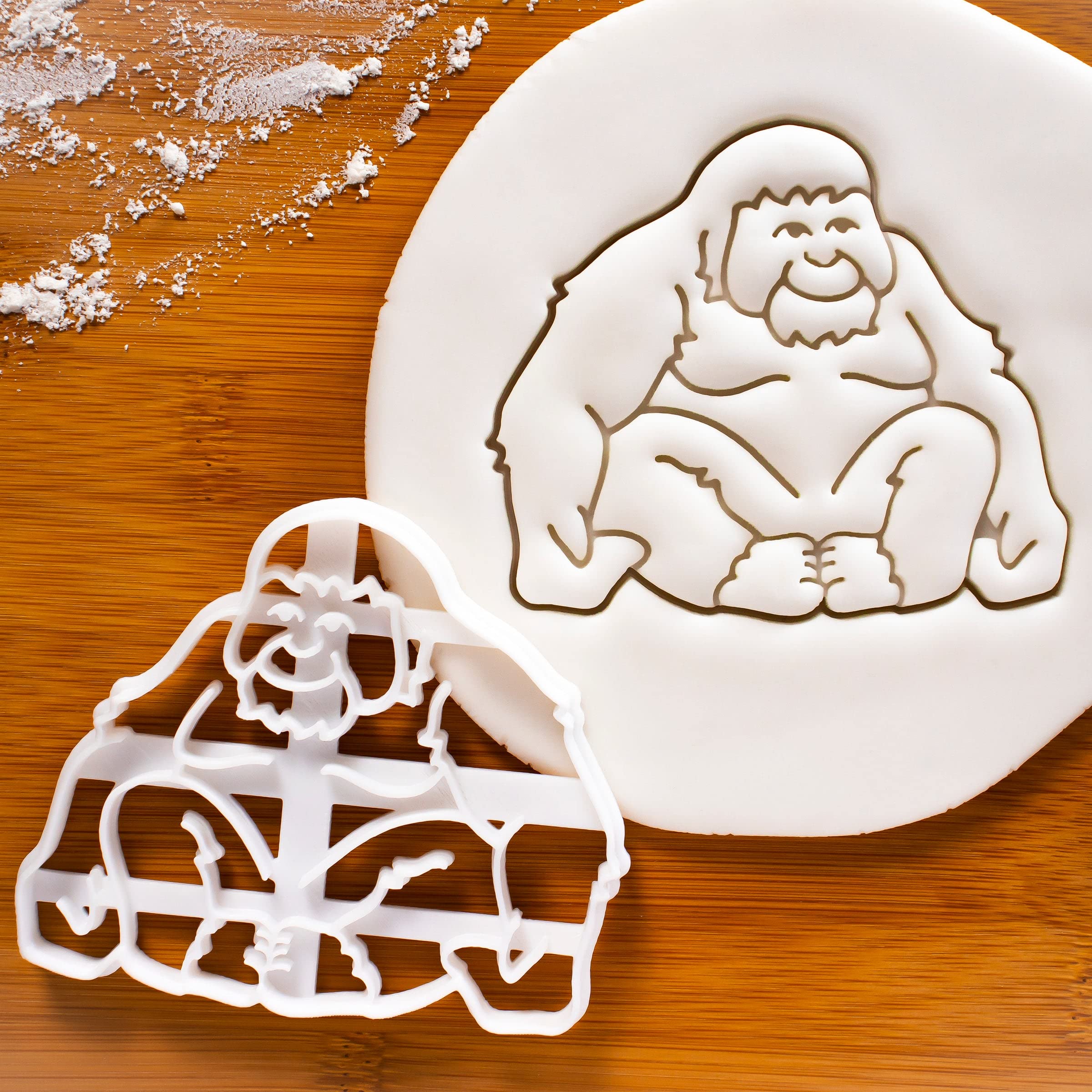 Premium Orangutan Cookie Cutter - 3D Animal Shape Baking Tool for Cookies, Fondant & Crafts | Perfect for Birthday Parties, Baby Showers & Wildlife-Themed Events - Bakerlogy