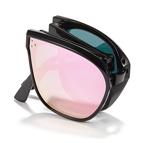 Foldable Sunglasses-pink-9
