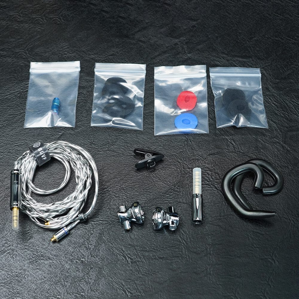 BGVP DX7 Flagship Tunable Flat Head Earbuds - High Fidelity Sound, Detachable Cable, Comfort Fit - Perfect for Audiophiles, Commuting & Workout Sessions