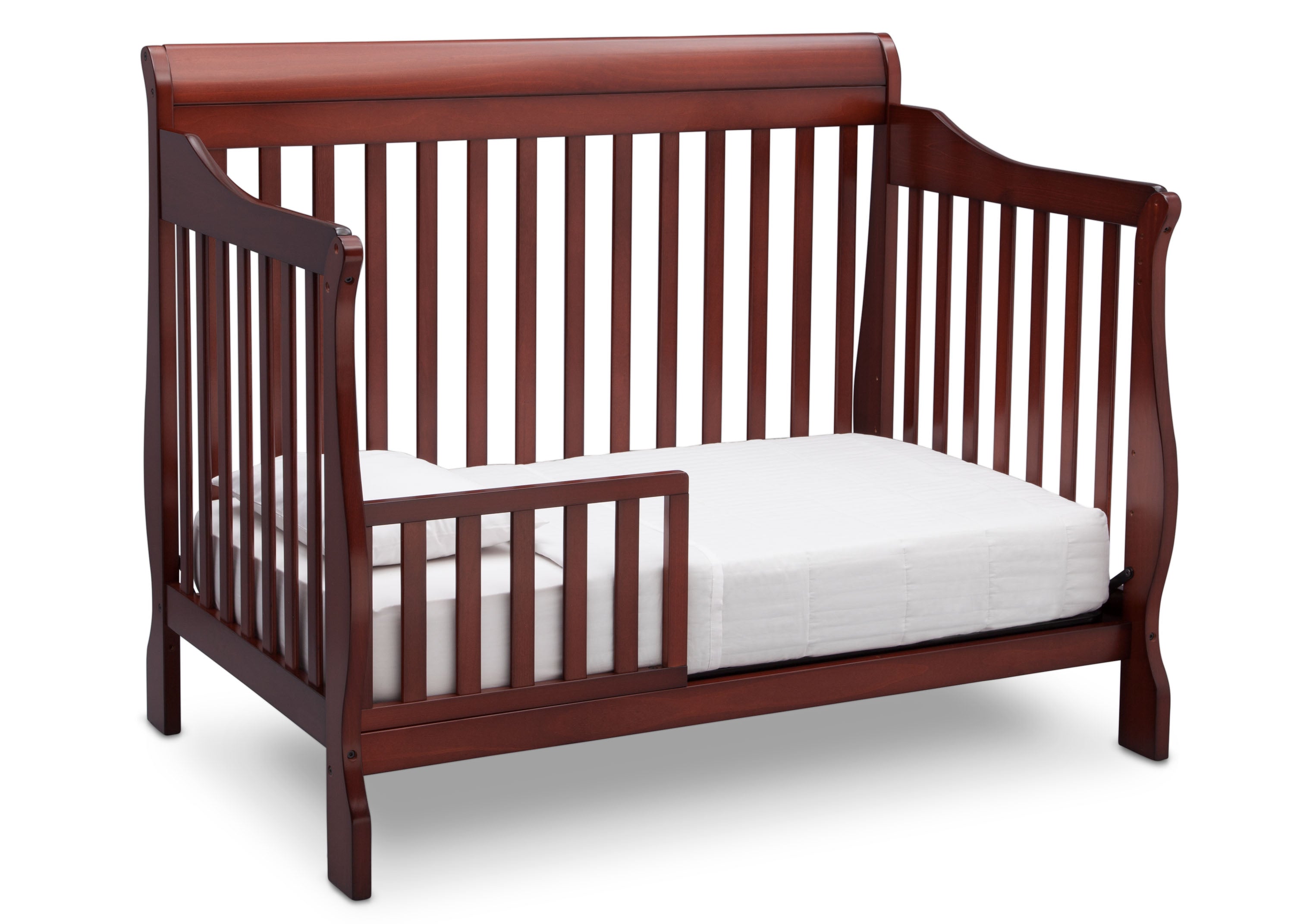 4-in-1 Convertible Baby Crib with Toddler Bed & Daybed - Safe Modern Nursery Furniture for Boys & Girls - Perfect for Newborns, Infants & Toddlers (White)