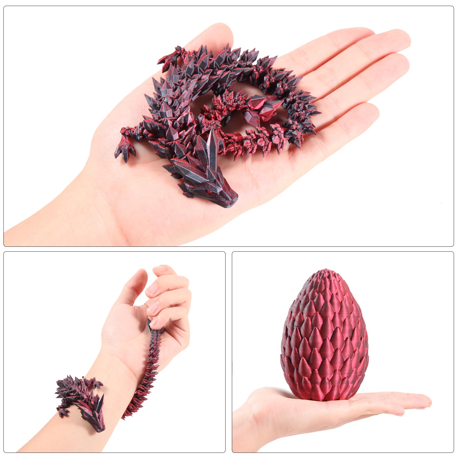 3D Printed Dragon Egg Toy - 12