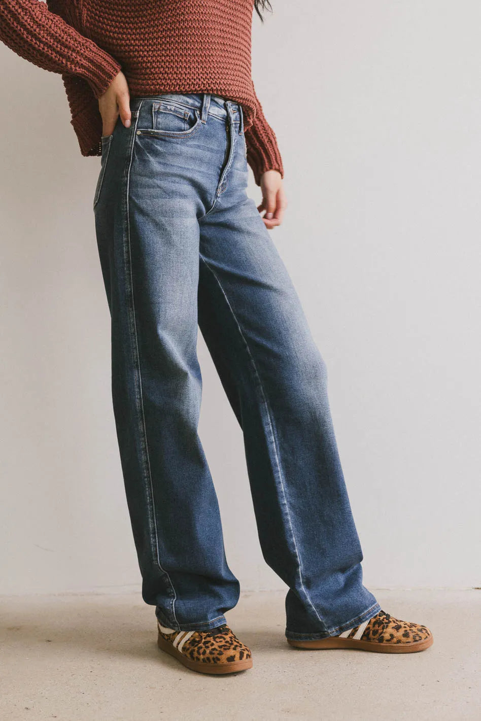 Jolianne Women's Baggy Jeans - High Waisted Relaxed Fit Denim Pants for Casual Wear & Street Style | Final Sale