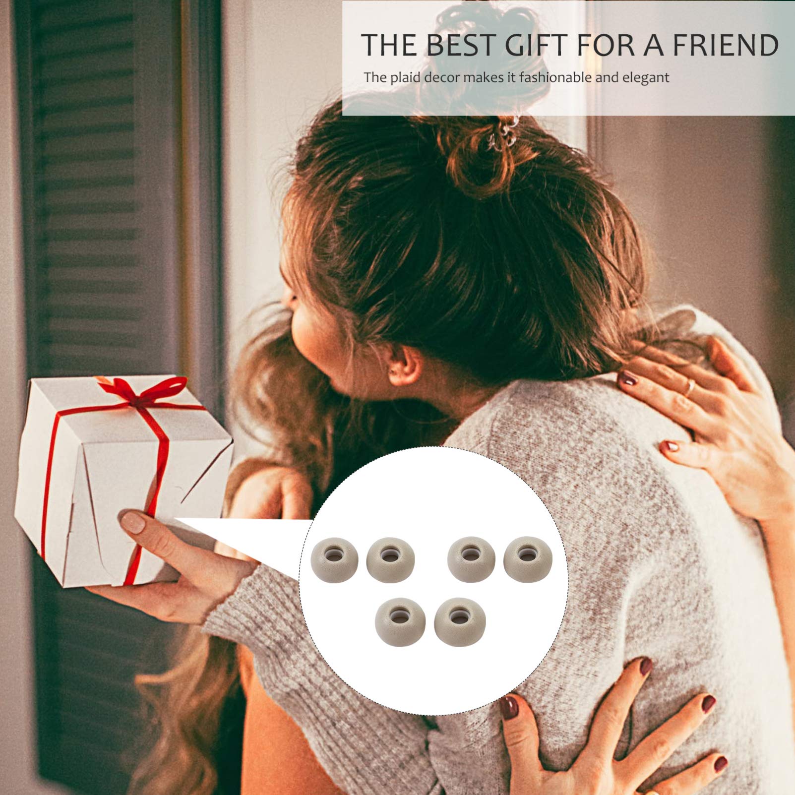 Premium Noise Cancelling Earbud Tips - Memory Foam & Silicone Replacement Ear Tips for Mikikit Earbuds | Comfortable Noise Isolation for Travel, Workouts & Office Use