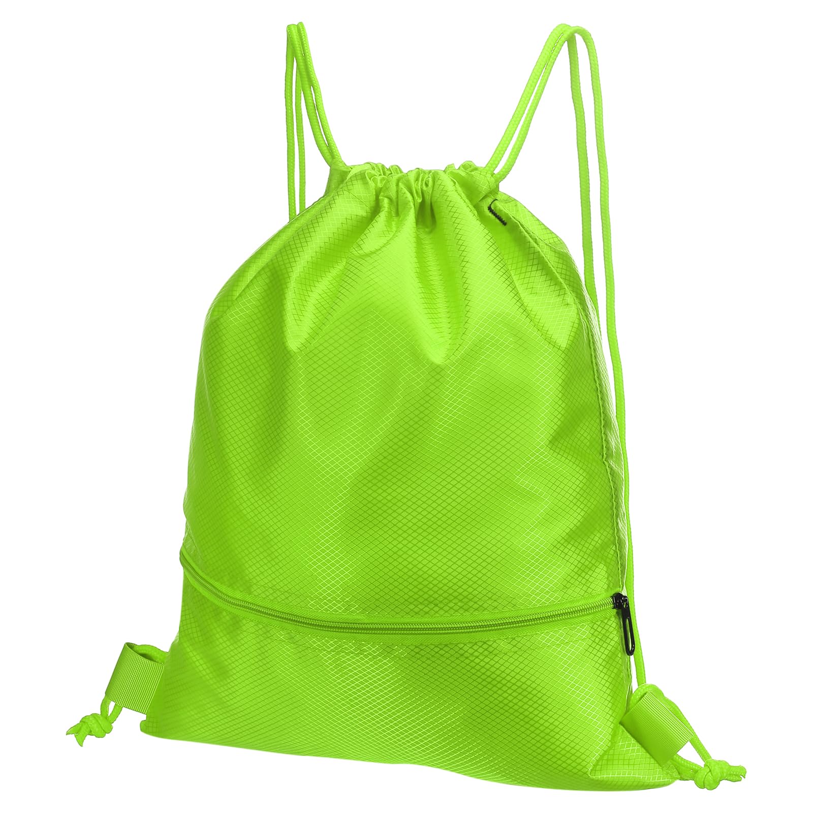 PATIKIL Drawstring Backpack - Gym Bag with Zip Pocket for Men & Women | Perfect for Sports & Travel