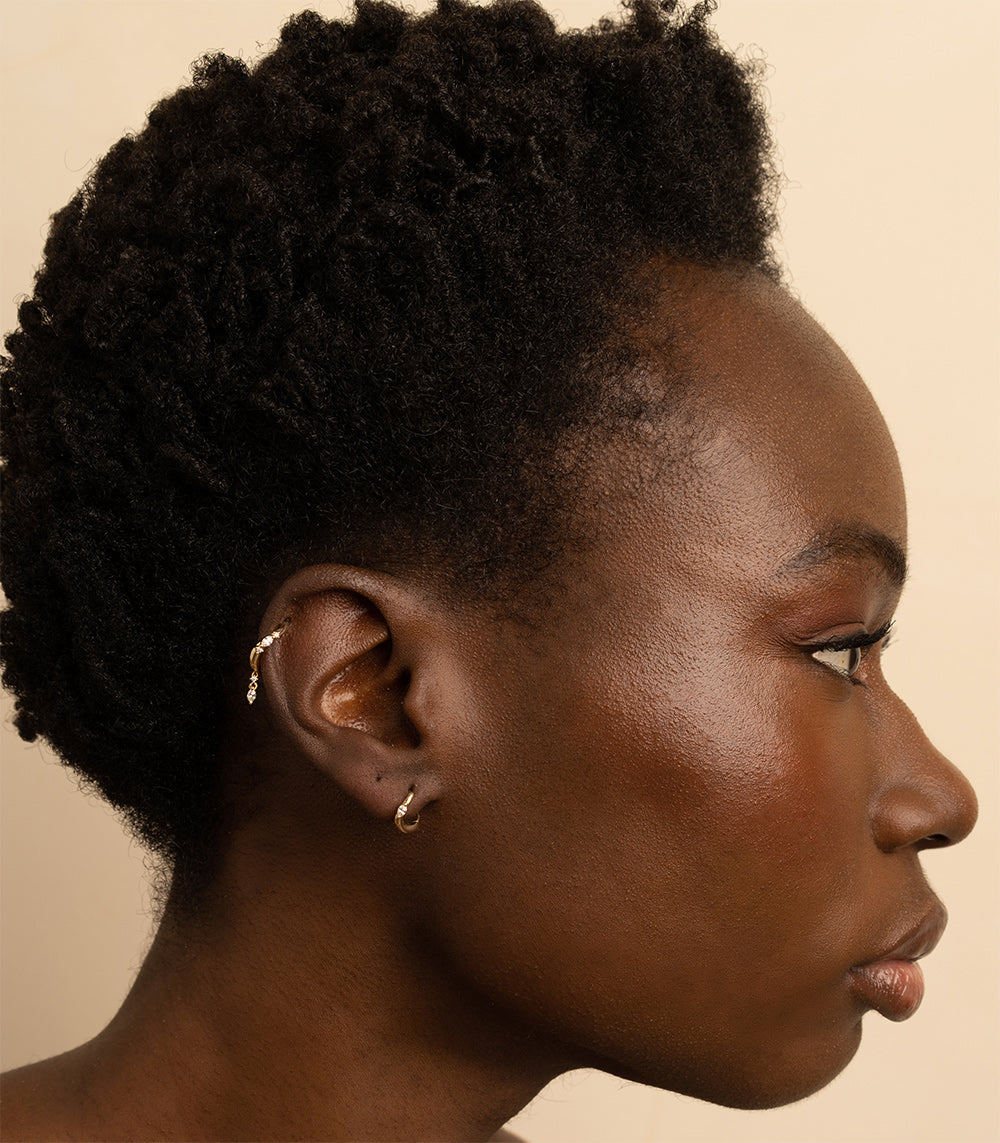 Small Melt Hoops - Trendy Gold & Silver Stackable Earrings for Women | Minimalist Dainty Hoop Earrings for Everyday Wear | Perfect for Work, Date Night & Casual Outfits