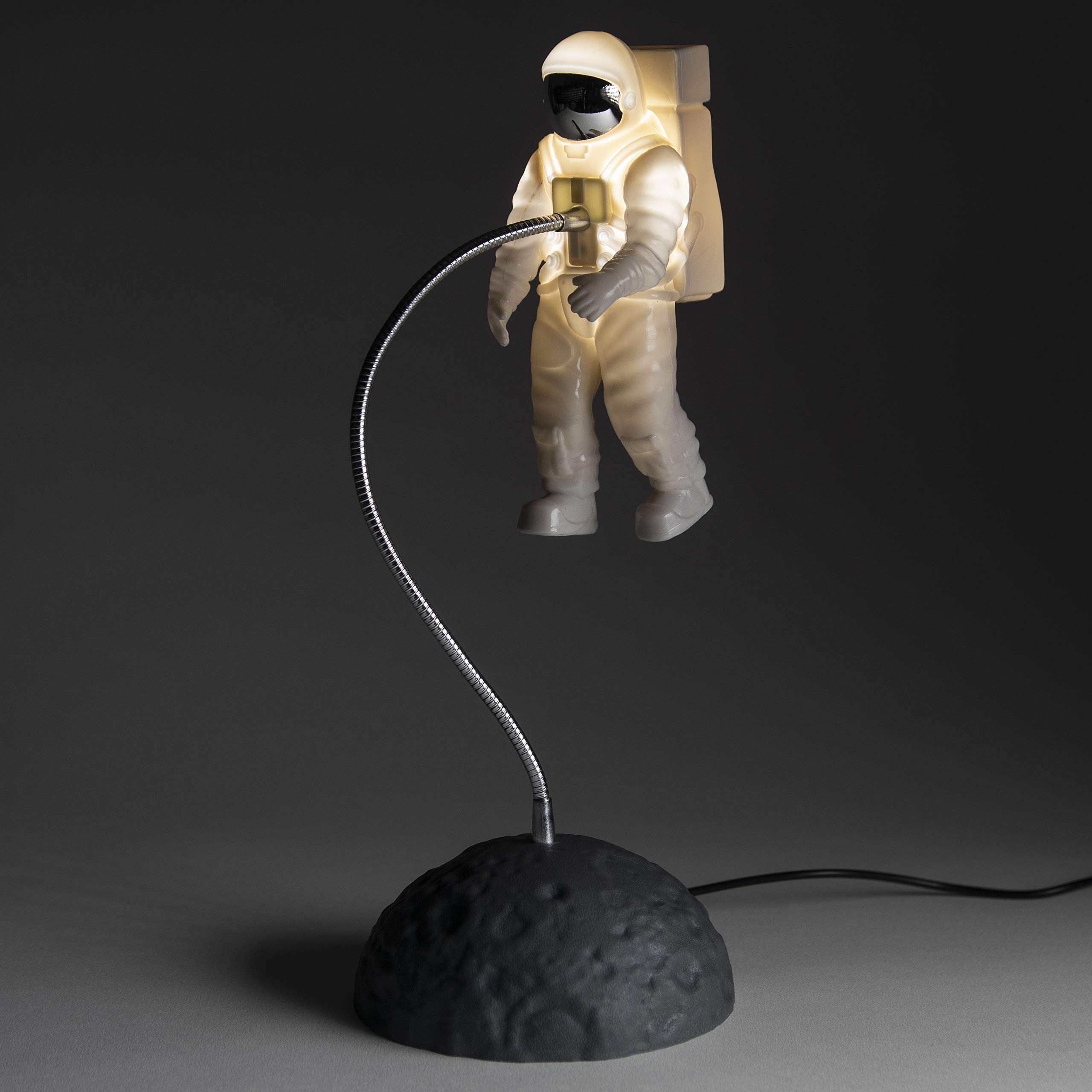 Floating Astronaut LED Desk Lamp - Cool Space-Themed Night Light for Kids Room, Study & Office Decor