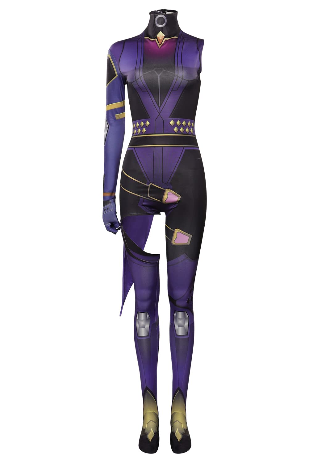 Finbald Raze Cosplay Costume Set for Women - Full Outfit with Shirt, Pants & Hat - Perfect for Halloween, Comic Con, and Gaming Events
