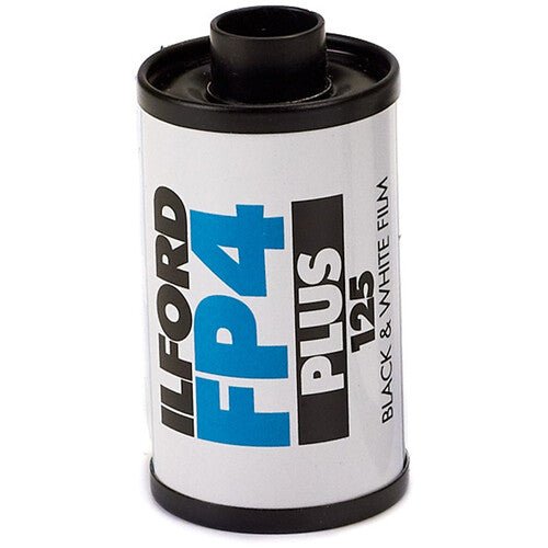 Ilford FP4 Plus Black and White Negative Film - 35mm Roll Film, 24 Exposures | Perfect for Street Photography, Landscape & Portrait Shooting
