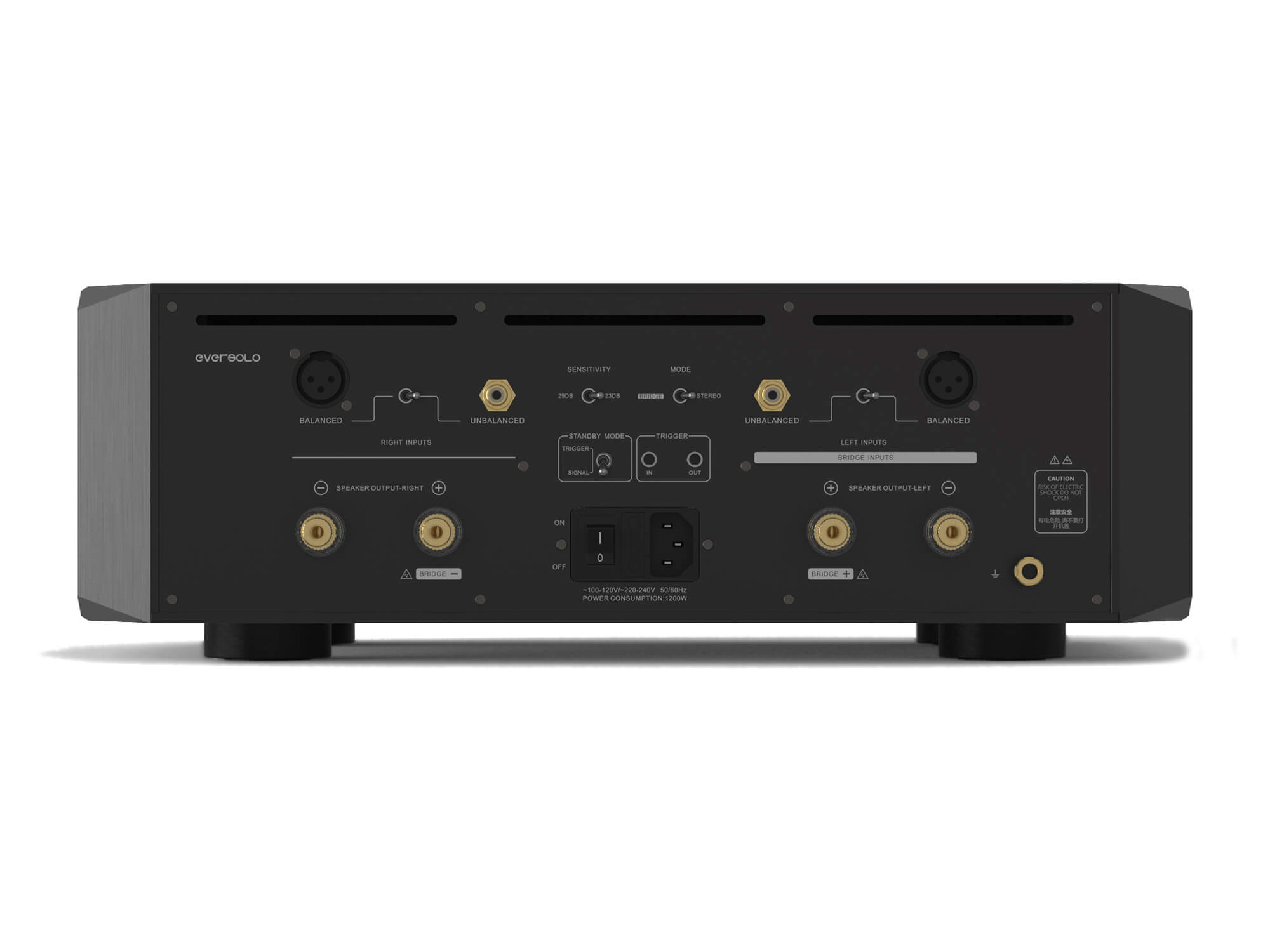 Eversolo AMP F10 High-Fidelity Power Amplifier – Premium Audio Amplifier for Home Theater & Stereo Systems | Perfect for Music Lovers & Audiophiles