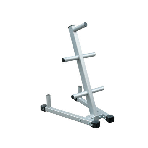 Vo3 Impulse Series Olympic Plate Tree - Heavy Duty Weight Plate Storage Rack for Gym & Home Workout - Perfect for Olympic Weight Plates Organization and Space Saving