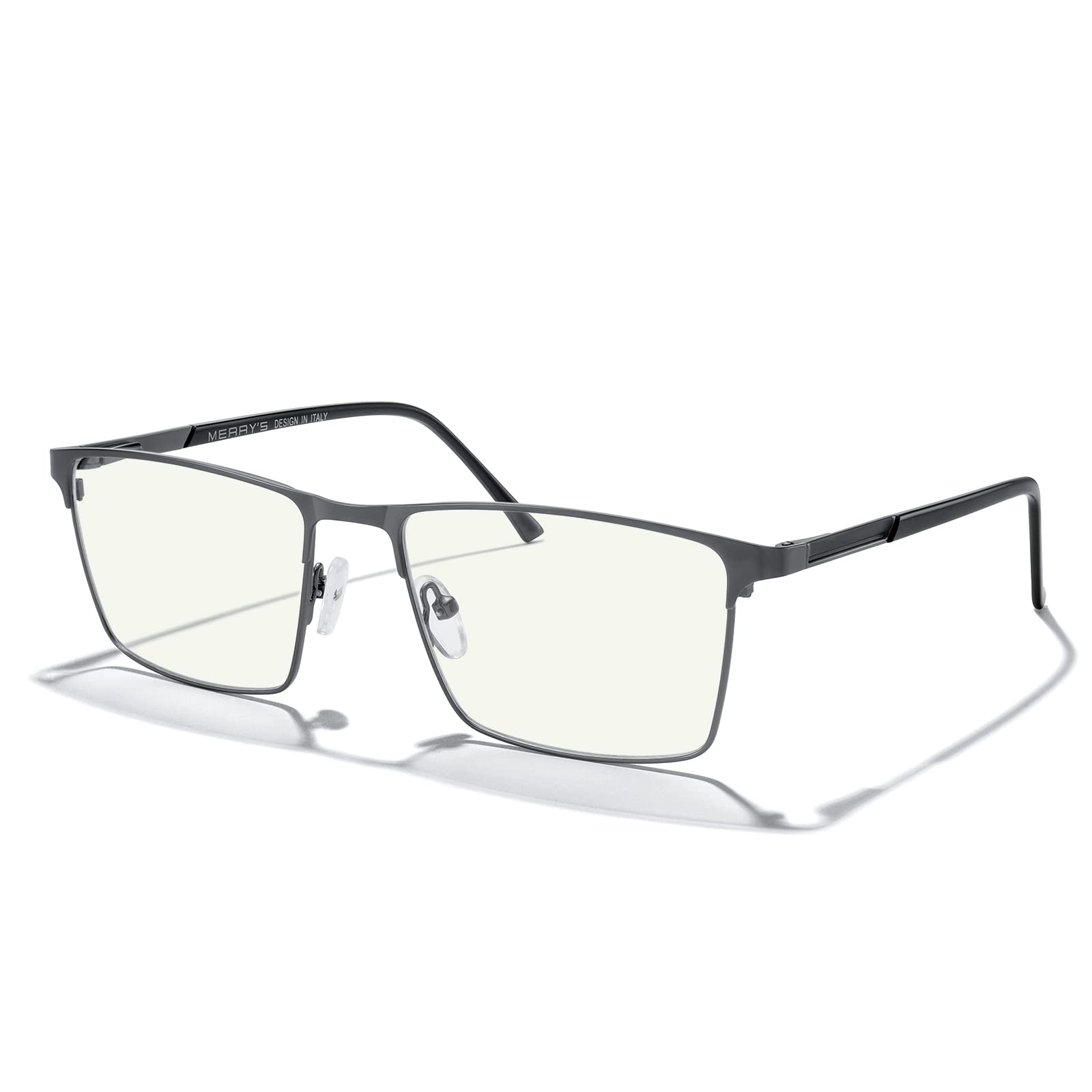 Blue Light Blocking Glasses for Men - Vintage Style Computer & Reading Glasses with UV Protection | Reduce Eye Strain for Work, Gaming & Screen Time