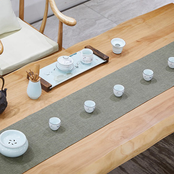Simple Modern Pine Wood Chinese Tea Table - Handcrafted Solid Wood Tea Table for Living Room, Zen Decor, Asian Style Home Furniture - Perfect for Tea Ceremony, Meditation & Relaxation