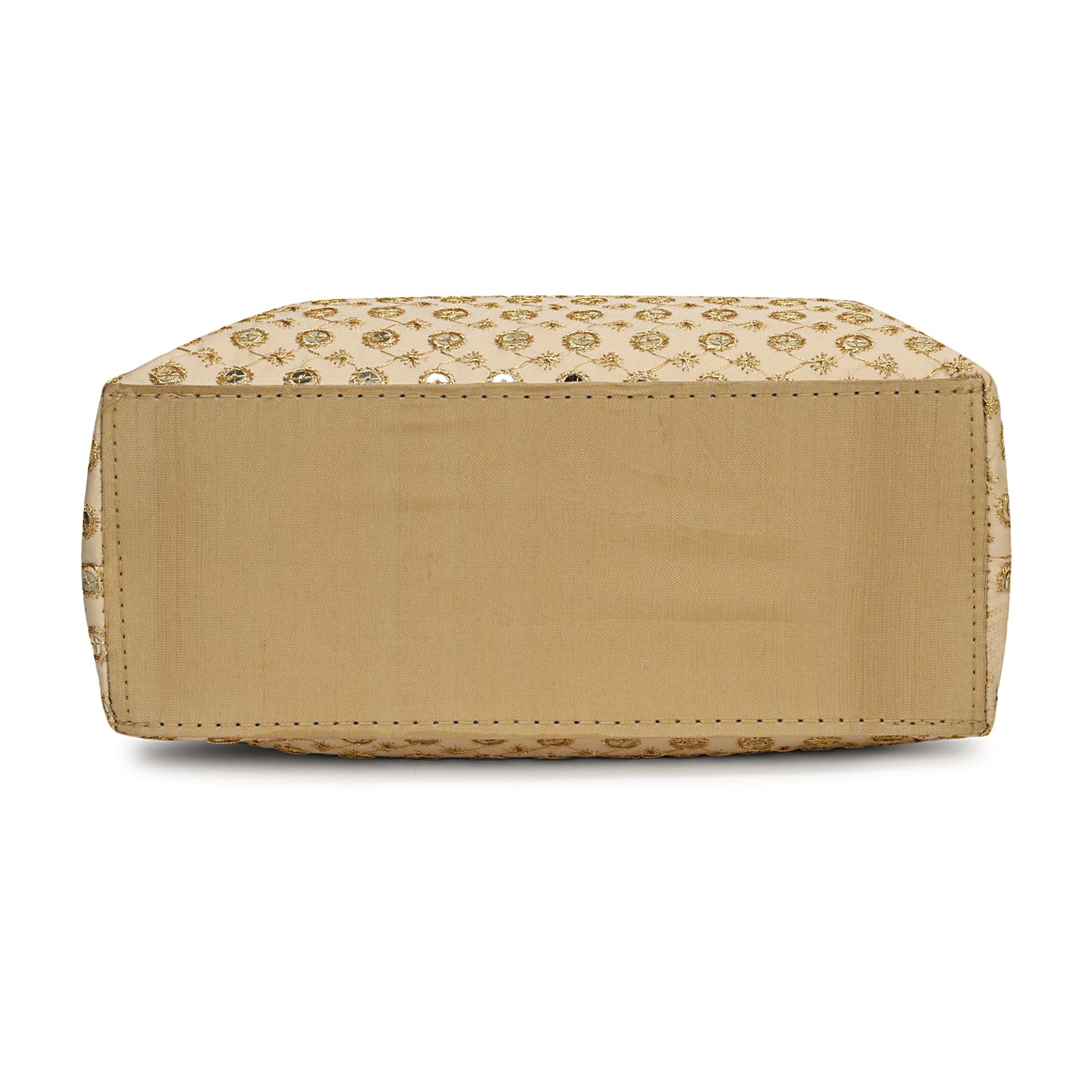 Embroidered Indian Potli Bags for Women - Gold Pearl Handle Evening Clutch Purse for Wedding, Party & Special Occasions | Elegant Traditional Handbag for Bridal, Festive & Cultural Events