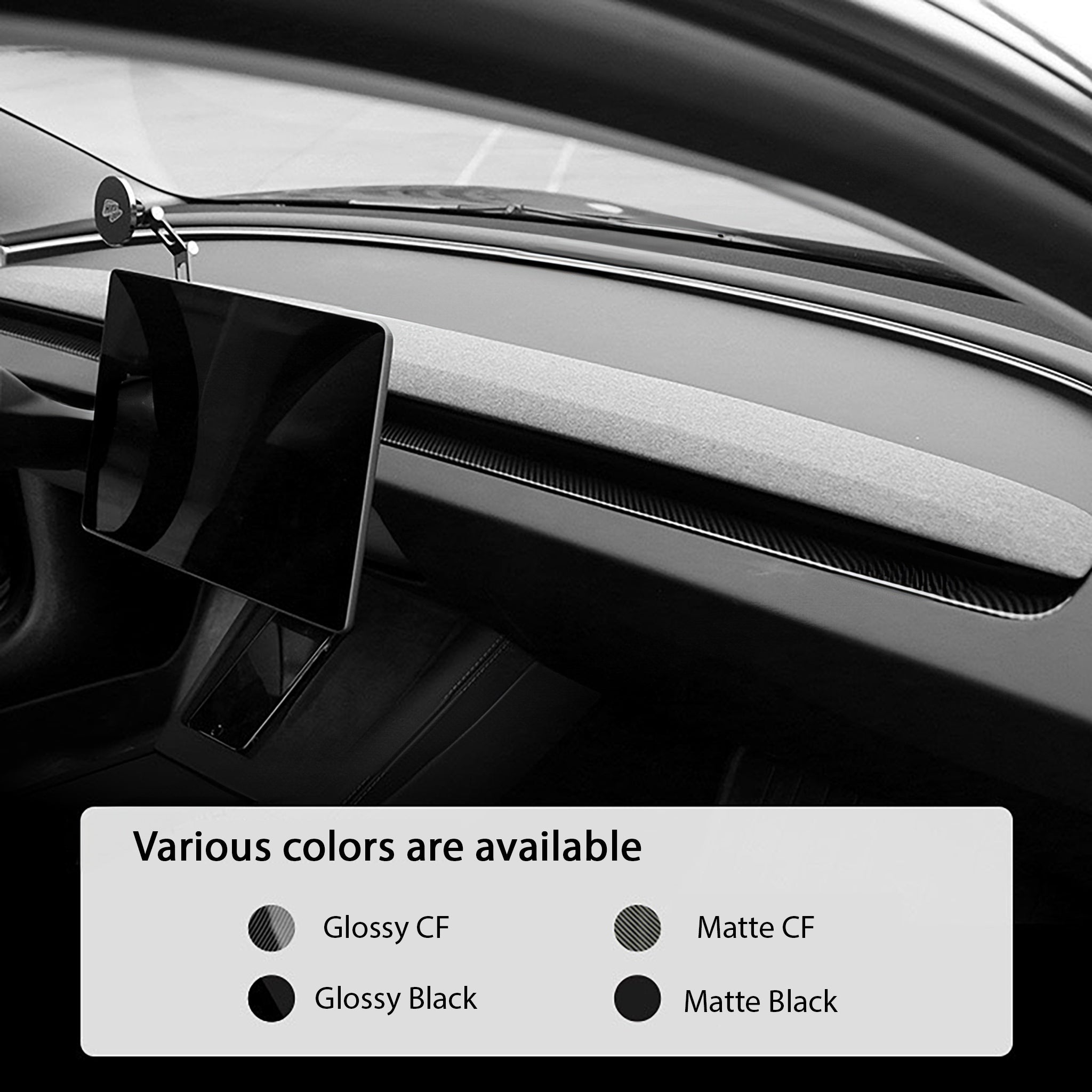 Premium Dashboard Cover & Air Vent Trim for Tesla Model 3 (2024+) & Model Y (2025+) - Interior Protection & Style Upgrade for Your Electric Vehicle