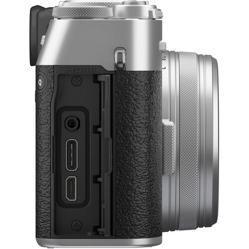 FUJIFILM X100VI Digital Camera 40.2MP APS-C Sensor - Silver | Compact & Lightweight for Travel, Street Photography & Vlogging