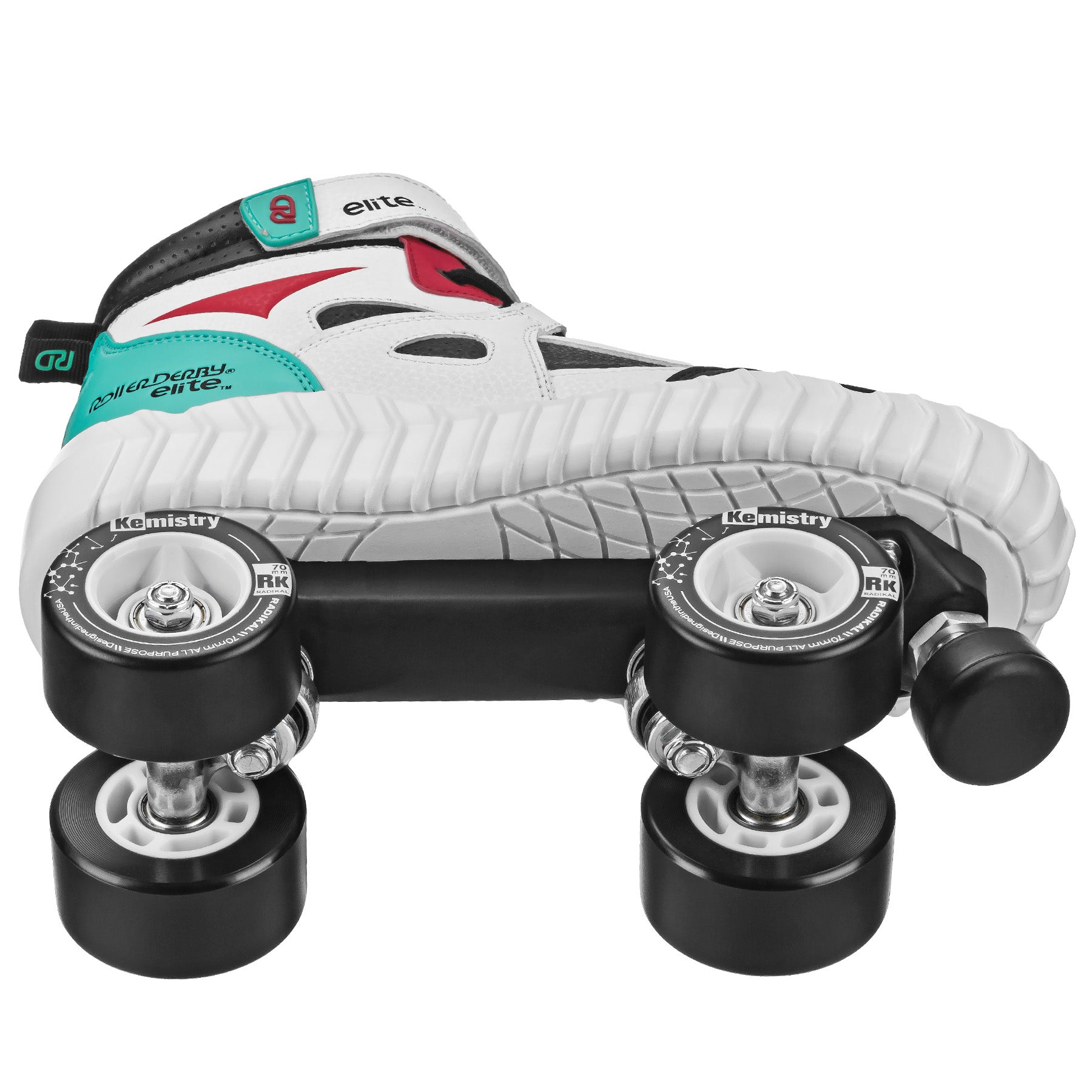 Glidr Sneaker Roller Skates for Women & Men - Comfortable Quad Skates with Adjustable Toe Stops - Perfect for Indoor & Outdoor Roller Skating, Rink, Park, and Fitness