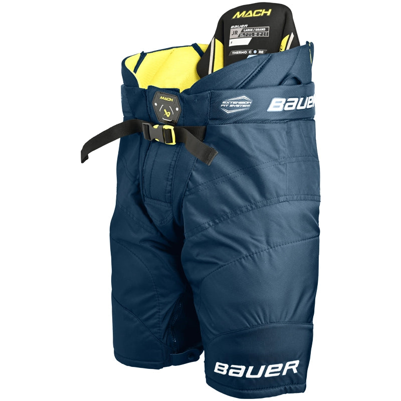Bauer Supreme Mach Hockey Pants for Junior Players - Lightweight & Durable Ice Hockey Protective Gear for Youth Games & Practice